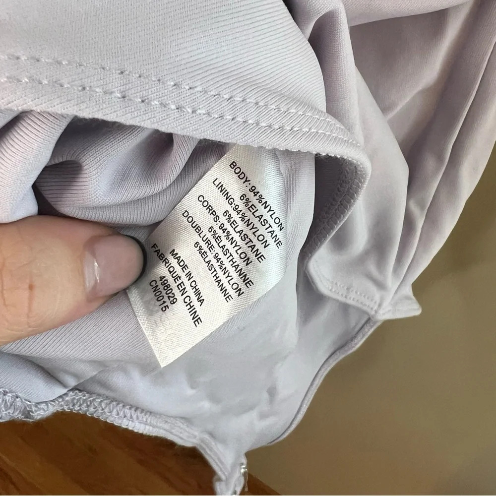 NEW HOUSE OF HARLOW Purple Lavender Cap Sleeve Bodysuit XS - Picture 5 of 9